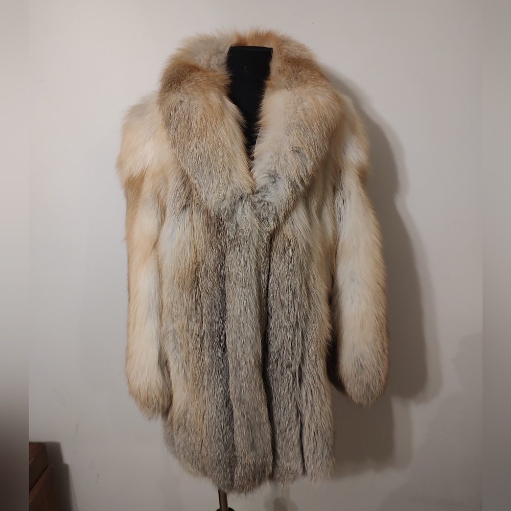 Golden Fox Fur Coat